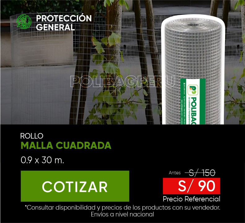 malla cuadrada