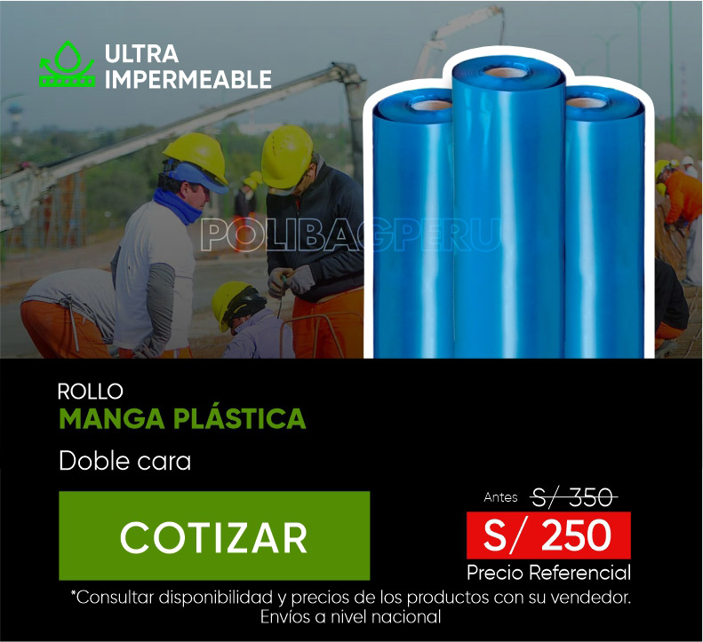 Manga Plastica doble color