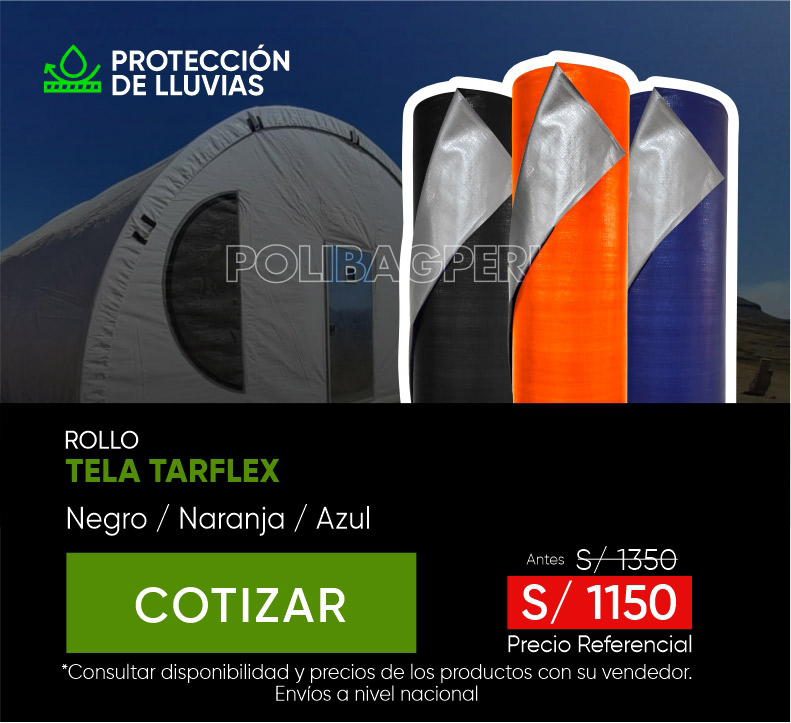 Tela tarflex, cobertor doble cara