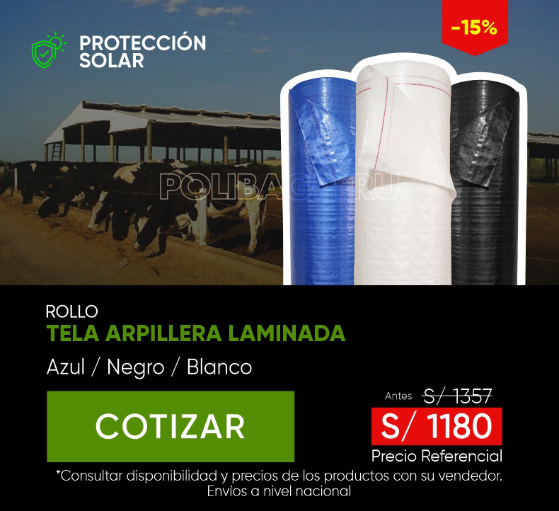 tela arpillera laminada, tela laminada