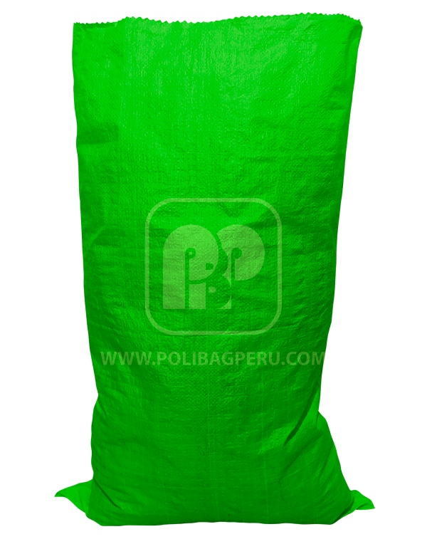 Saco de rafia verde