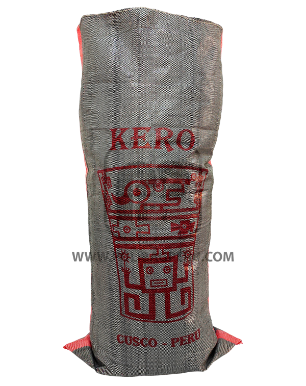 Saco tejido moro tramado, saco kero