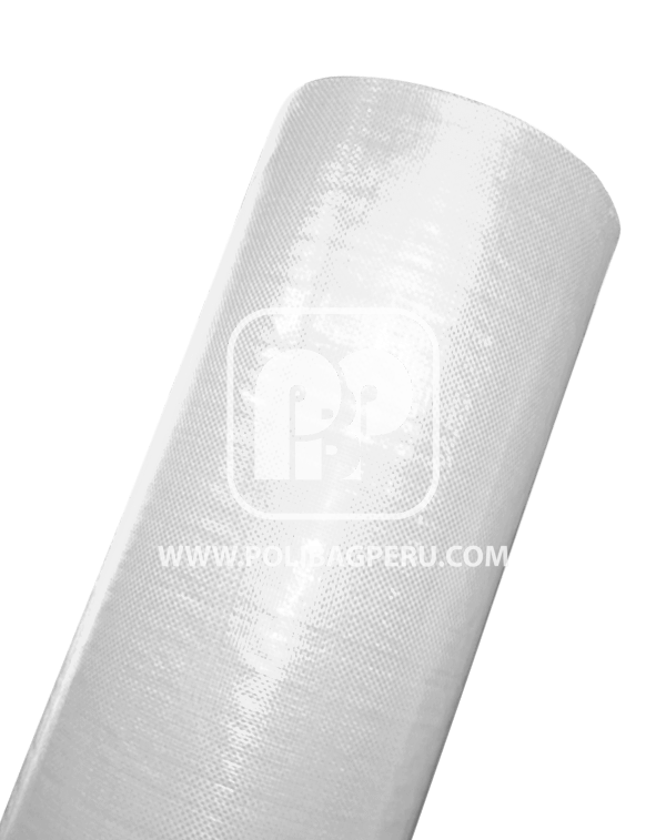 Tela laminada blanca