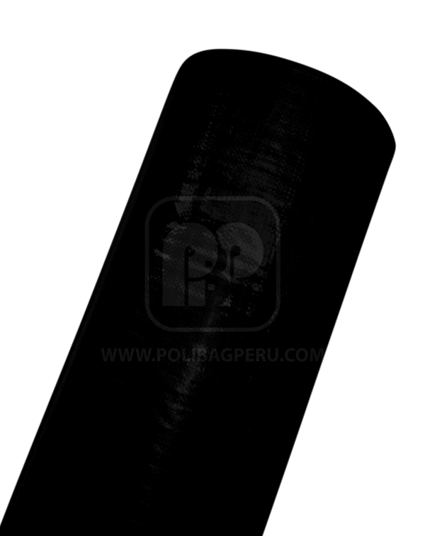 Tela laminada negra